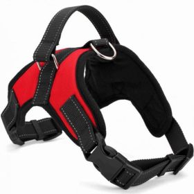 Dog Chest Strap Traction Rope Explosion proof Flushing Dog Chest Strap (colour: Star Spangled Banner, Specifications (length * width): S)