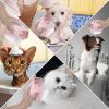 Dog Cat Bath Brush Comb Silicone Rubber Dog Puppy Massage Brush Hair Fur Grooming Cleaning Brush Soft Shampoo Dispenser