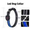 Blinking Flashing Pets Safety LED Adjustable Dog Collar